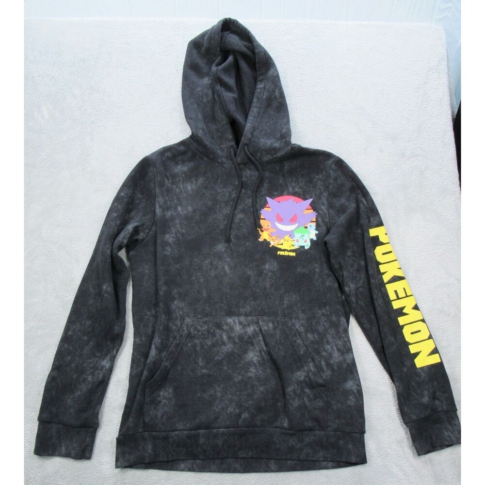 Hybrid Apparel Pokemon Hoodie Size Small Gengar Black Pullover Sweatshirt